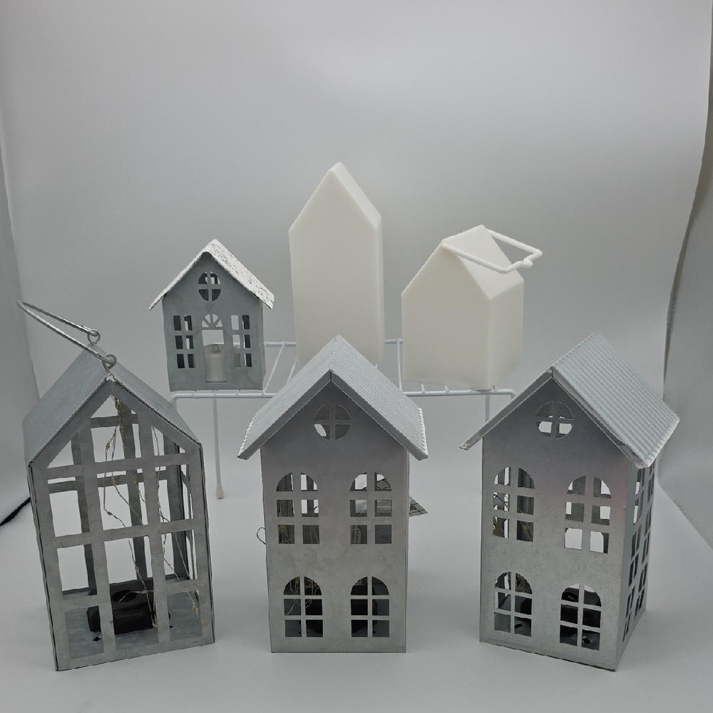 Lot of 6 Decorative Houses for Holidays or Everyday Decor Target & Ikea